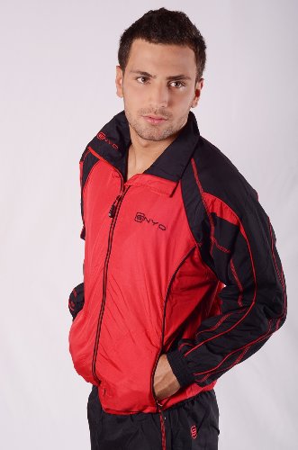 Enyo Trainingsanzug Rot / Schwarz, 100% Polyester 