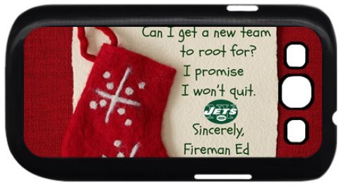 Nfl New York Jets Samsung S3 Case, Special Design Nfl Christmas Letters Samsung S3 Case Cover- 1la205 at Amazon.com