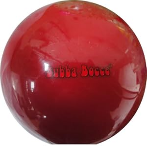 BubbaBocceTM Indoor Sample Bocce Set - One Green and One Red Bocce Only
