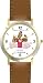 All of THE 7 HABITS #2 - Black Youth (Spanish Text) - DELUXE TWO-TONE WATCH from THE 7 HABITS - WATCH COLLECTION BY WATCHBUDDY&reg; - Arabic Numbers - Brown Leather Strap-Size-Children's Size-Small ( Boy's Size & Girl's Size )