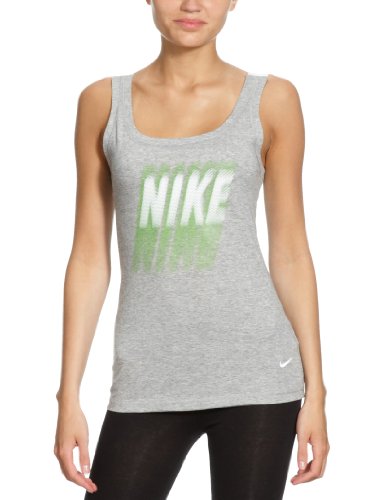 Nike Damen Tanktop Adrenaline, grau/wei&szlig;, M / 40-42 Preisvergleich