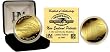 NEW ENGLAND PATRIOTS UNDEFEATED REGULAR SEASON 24KT GOLD COIN