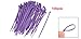 uxcell® 100 Pcs Self-locking Flexible Marker Label Cable Zip Ties Straps Purple