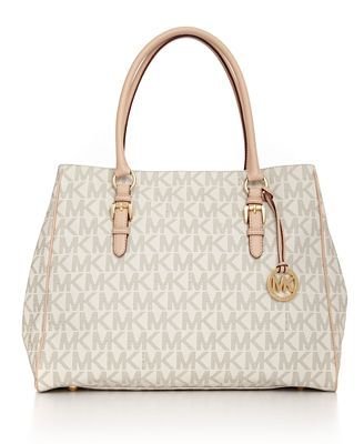 Michael Kors Large Work Tote Vanilla