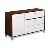 Nexera Topolino 3 Drawer and 1 Door Double Chest