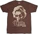 The Big Lebowski The Dude Minds, Man Brown T-Shirt Tee Image