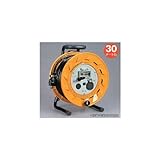 漏電遮断器付【接地付】 三相200V型コードリール BR-302ML【メーカー直送品】