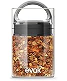 Prepara EVAK Glass Food Storage Container, Dark Chrome Handle, Mini