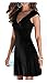 Tenworld Women Summer Vest Top Sleeveless Backless Blouse Cotton Tank Shirt (XXL, Black)