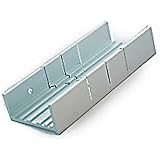 Zona 35-260 Aluminum Wide Slot Miter Box, Slot Size 031-Inch, Slot Angles 45, 90, Cutting Depth 3/4-Inch, Cutting Width 1-3/4-Inch, Length 5-1/2-Inch