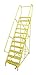 Cotterman 1011R2632A3E10B4C2P6 - Rolling Ladder Steel 140In. H. Yellow