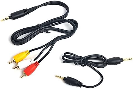 Soundgate MINICBLPAK Universal MP3/PMD Cable Pack Includes 3.5mm to 3.5mm Auxiliary Audio Cable and 3.5mm to RCA Audio/Video Cable