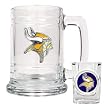 Minnesota Vikings Boilermaker Set - Primary Logo NFL Football