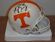 Peyton Manning Signed Tennessee Mini Helmet UDA
