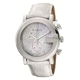 Gucci Men`s YA101342 G Chrono Guccissima Strap 11 Diamond Dial Watch