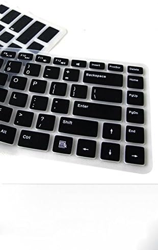 Semi-Black High Quality Ultra Thin Silicone Gel Keyboard Protector Skin Cover for Lenovo IdeaPad Y480, Y485, Y470, Y471, Y400, Y400, Y410, Y410P, N410, IdeaPad, Z380, Z370, Z360, Z460, Z465, Z485, Z480, Z470, Z475, Z410, Flex 14, Flex 2, Flex 14AP, IdeaPad V480, V480C, V370, V470, G490, G485, G480, G470, G475, G360, G400, G400S, G405, G405S, G410, G410ST, B490, B480, B475, B475E, B470, M490, M495, B4309, S410P, B4400, B43 (14 inch)(if your "enter" key looks like "7", our skin can't fit)