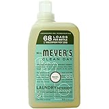Mrs. Meyer's 68 Load 4x Laundry Detergent, Basil, 34 Fluid Ounce