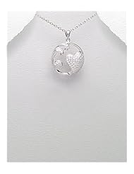 CZ Pendant Necklace In 92.5 Sterling Silver