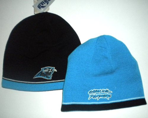 Carolina Panthers Reebok Reversible Vintage Black/Turquois Beanie