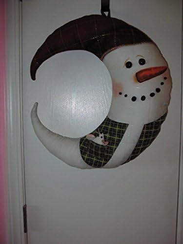 Crescent Moon Snowman Door Decoration #C-254