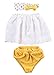 3pcs Suit Baby Girl Clothes Strapless Tops Skirts+Briefs Outfits Set Sunsuit