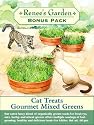 Cat Treats Gourmet Mixed Greens Large Packet