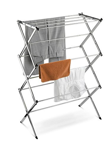 Home-it Folding Clothes Drying Rack, Laundry Drying Rack for Clothes Rack, Gray