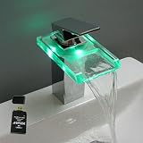 Single Handle Chrome Sink Faucet Temperature Sensitive LED PLUS AGPtek USB 2.0 All-in-one Card Reader