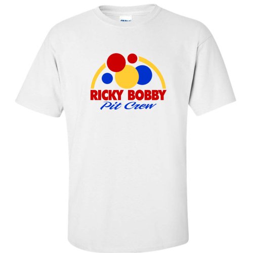 Ricky Bobby Pit Crew Talladega Nights race racing go kart MENS T-SHIRT
