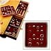 Velvet Jewelry Tray - Stacking 20 Ring Holder (Burgundy) (1.5" H x 8.25" W x 9.25" D)