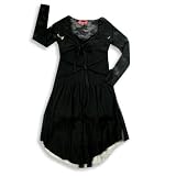 Flowers By Zoe - Girls Mesh Dress, Black