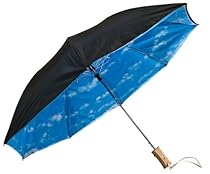 Stromberg Brand Blue Clouds & Sky Folding Umbrella
