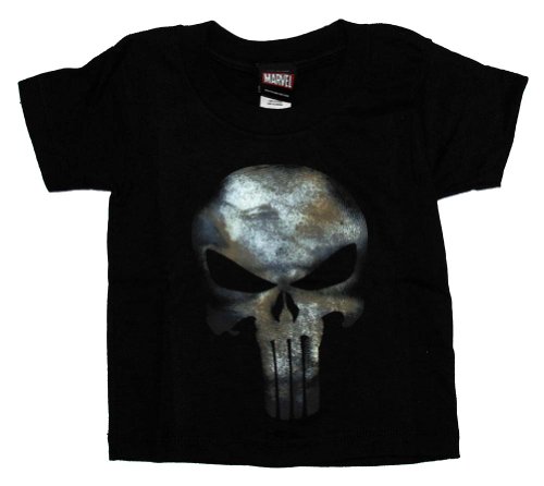 The Punisher Frank Castle Skull Marvel Comics Costume Uniform Baby Toddler T-Shirt Tee