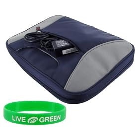 Toshiba Portégé A605-P200 12.1-Inch Laptop Carrying Case (Tag 2-Tone Dark Blue Grey) by PCMS