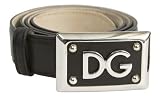 Dolce & Gabbana 80cm Black Leather Belt BC2288-A5705-80999-80