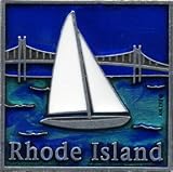 Rhode Island Sailboat Decorative Magnet