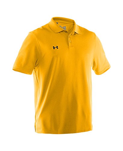 Under Armour Men's UA Performance Team Polo Medium Steeltown Gold