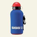 Sigg Neoprene Pouch for Kids Water Bottles (0.4-Liters, Blue)
