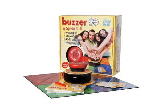 Beluga Spielwaren 98000 - Buzzer- lustiges Elektronikspiel f&uuml;r die ganze Familie, 4 Spiele Preisvergleich
