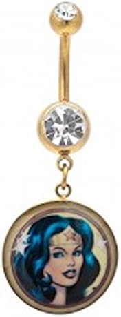 Wonder Woman Belly Ring
