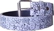 White STAR Design Imitation Leather Punk Rock Belt