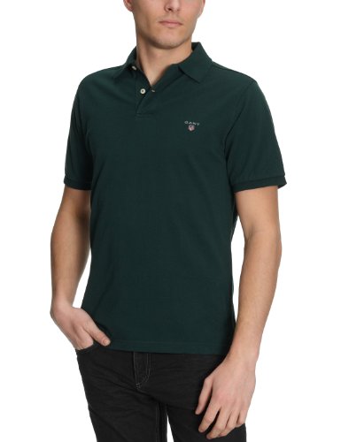 GANT Herren Shirt/ Poloshirt 2201, Gr. 48 (S), Gr&uuml;n (BOTTLE GREEN) Preisvergleich