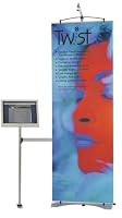 Monitor Extension System for Twist Banner stands