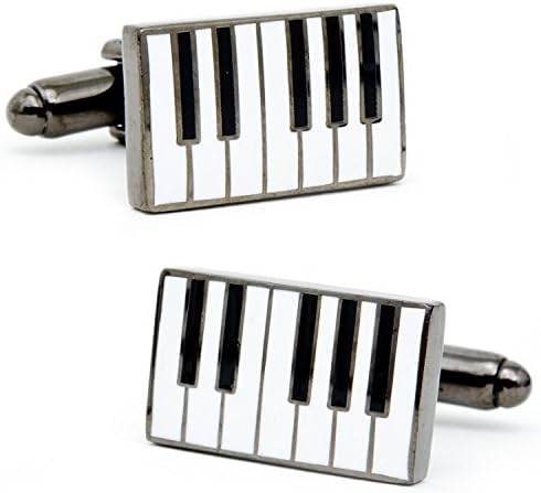 Enamel Piano Cufflinks