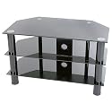Designer Habitat - DH Black Glass TV Stand for 32"- 60"  for Sony Toshiba LG Philips Panasonic Samsung LCD Plasma TV NEW