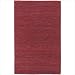 Continental Red Contemporary Rug Size: 3'6" x 5'6"