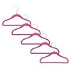 5 x Childrens Huggable Hangers in Shocking Pink 30cm wide & 22cm high