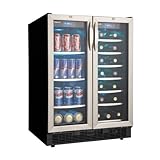 Danby Silhouette 24In Stainless Steel Beverage Center Built-In Wine/Beverage Cooler - DBC2760BLS