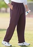 KingSize Big & Tall Fleece Sweatpants with Open-Bottom