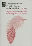 The international conifer register and checklist